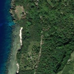 Satellite imagery of JP 140mm Coastal Defense Gun and Casemate WW2, MP