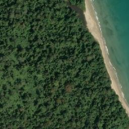 Satellite imagery of Cape Strachan, IN