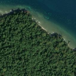 Satellite imagery of Cape Strachan, IN