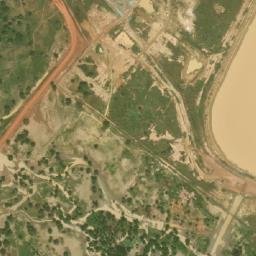 Satellite imagery of Bomboré gold mine, BF
