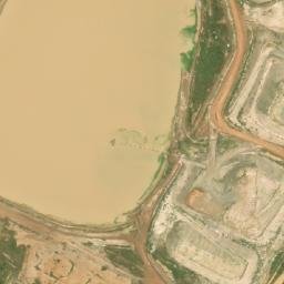 Satellite imagery of Bomboré gold mine, BF