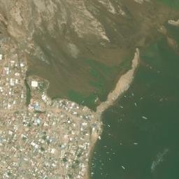 Satellite imagery of Cap Obock, DJ