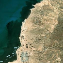 Satellite imagery of Raas Felug, SO
