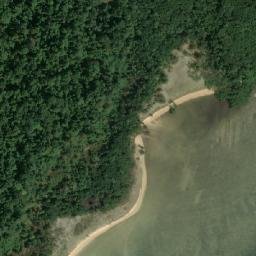 Satellite imagery of Cape Barwell, IN