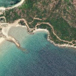 Satellite imagery of Mũi Cà Tiên, VN