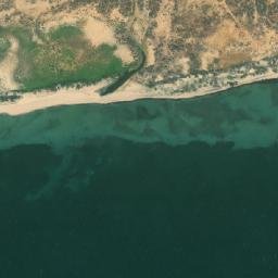 Satellite imagery of Punta Cusia, VE