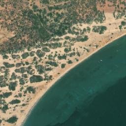 Satellite imagery of Punta Palúmou, VE