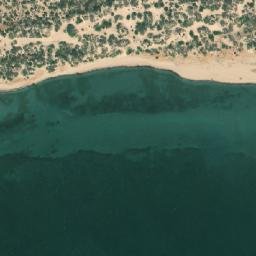 Satellite imagery of Punta Palúmou, VE