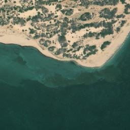 Satellite imagery of Punta Palúmou, VE