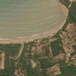 Satellite imagery of Punta Manzanillo, VE