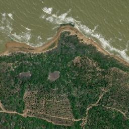 Satellite imagery of Punta Varacasita, VE