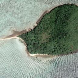 Satellite imagery of Buaya Rock, PH