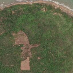 Satellite imagery of Punta Cristal, VE