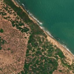 Satellite imagery of Punta Gavilán, VE
