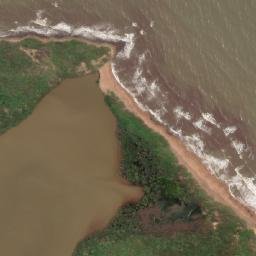 Satellite imagery of Punta Playita, VE