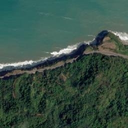 Satellite imagery of Cabo San Agustín, CO
