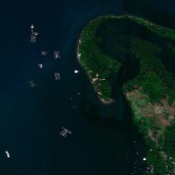 Satellite imagery of Cataisan Point, PH
