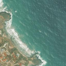 Satellite imagery of punta El Humo, VE
