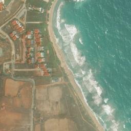 Satellite imagery of punta Varadero, VE