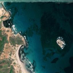 Satellite imagery of punta Varadero, VE