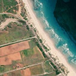 Satellite imagery of punta Varadero, VE