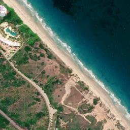 Satellite imagery of Punta Cabo Blanco, VE