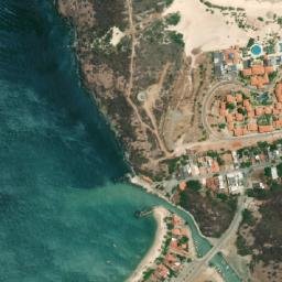 Satellite imagery of Punta Zaragoza, VE