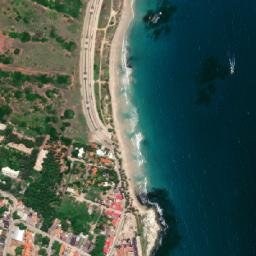 Satellite imagery of Punta Cabo Blanco, VE