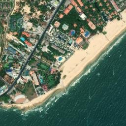 Satellite imagery of Mũi Đá, VN