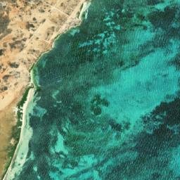 Satellite imagery of Punta El Ecuador, VE