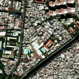 Satellite imagery of Nhà thờ Quách Đàm - người lập ra Chợ Lớn (chợ Bình Tây), VN