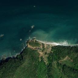 Satellite imagery of Punta La Mona, VE