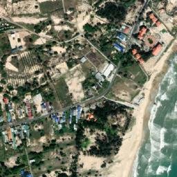 Satellite imagery of Mũi Kê Gà, VN