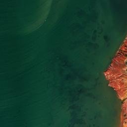 Satellite imagery of Punta Colorada, VE