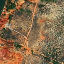 Satellite imagery of Punta Colorada, VE