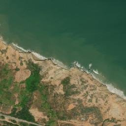 Satellite imagery of Punta Canareque, VE