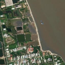Satellite imagery of Pointe du Lombard, VN