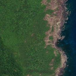 Satellite imagery of Desolation Point, PH