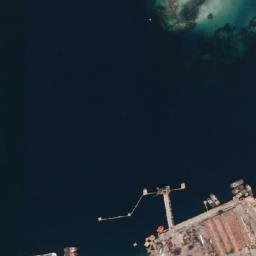 Satellite imagery of Punta Baregán, VE