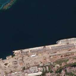 Satellite imagery of Punta Baregán, VE