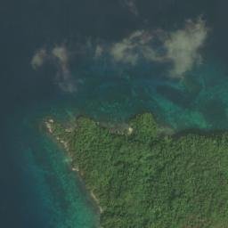 Satellite imagery of Pelotes Rocks, PH