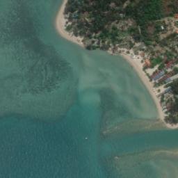 Satellite imagery of Laem Si Thanu, TH
