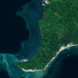 Satellite imagery of Kansintis Point, PH