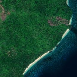 Satellite imagery of Kansintis Point, PH