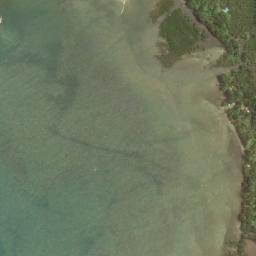 Satellite imagery of Sipalay City boundary arc, PH