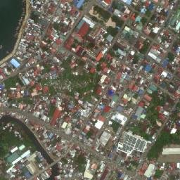 Satellite imagery of Tandag Point, PH