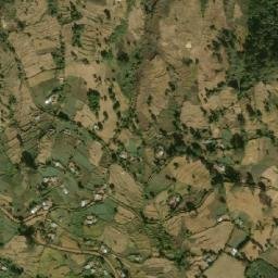 Satellite imagery of Mount Zuqualla, ET