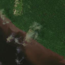 Satellite imagery of Waini Point, GY