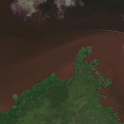 Satellite imagery of Courida Point, GY