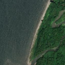 Satellite imagery of Punta Caimán, CO